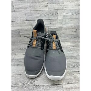 Puma Ignite NXT Solelace Golf Shoes Men Sz 11 Grey Gold Spikeless 190583 04